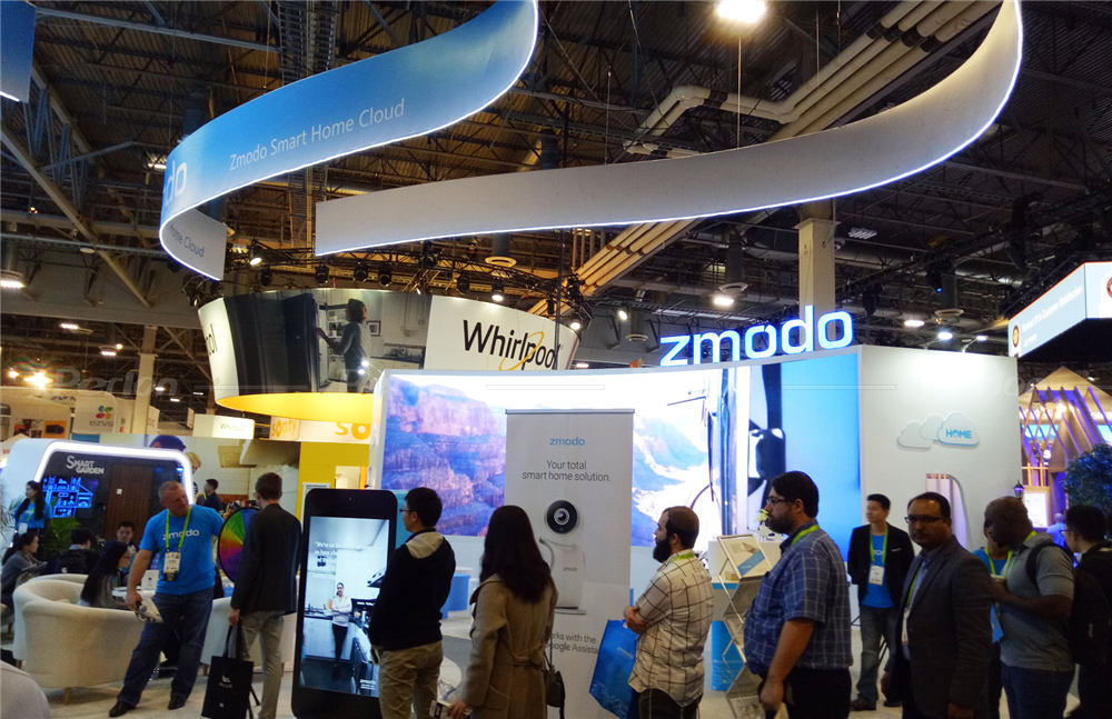 智美達美國展臺設(shè)計搭建