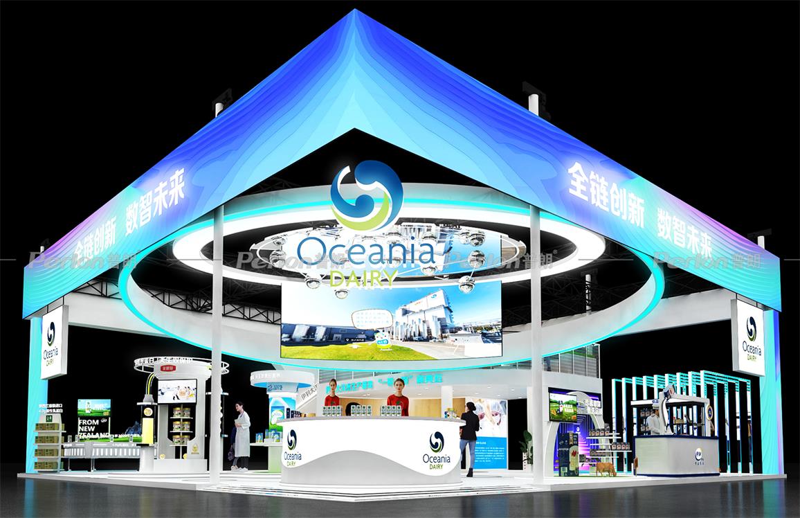 伊利-進博會展臺設(shè)計搭建